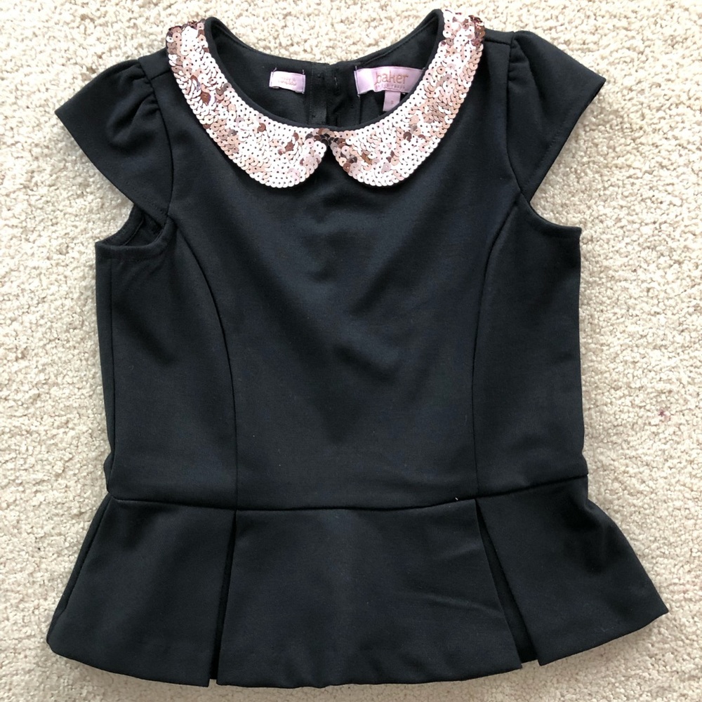 Baker by Ted Baker, Peplum Top, Girls 8